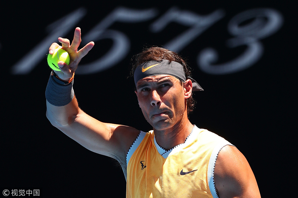  纳达尔伤愈复出首秀告捷展现王者风范